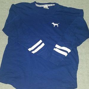 VS PINK logo sweater tee